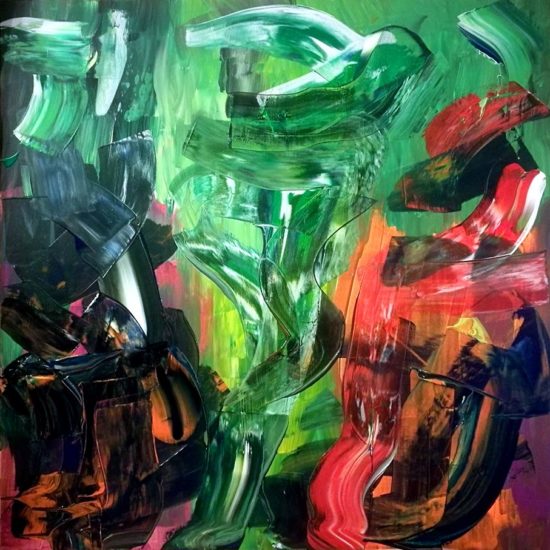 Tritium, painting by Patrick Joosten