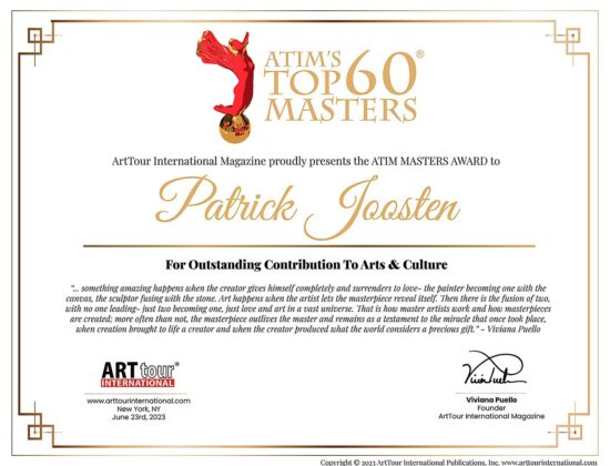 2023-Patrick-Joosten-ATIM-June-2023 Art Tour International Top 60 Masters Patrick Joosten