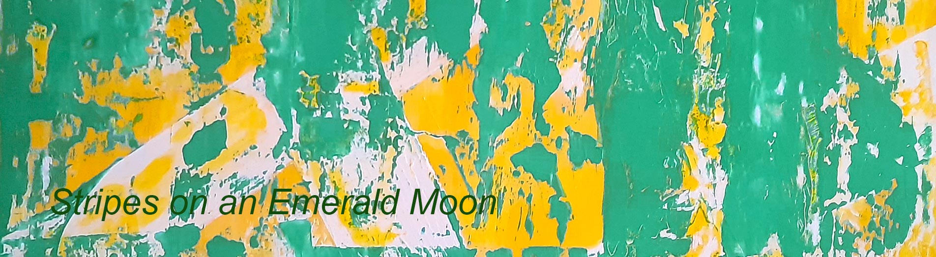 Stripes on an Emerald Moon painting by patrick joosten,