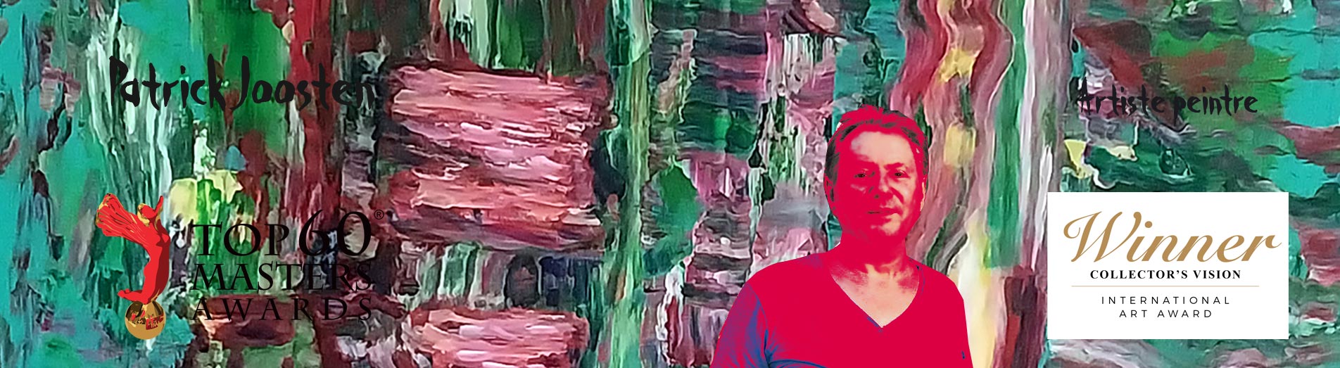 Abstract painter Patrick Joosten