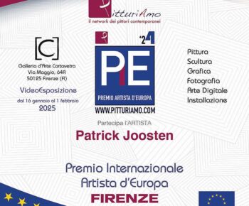 International Price Artist of Europe 2024 Award 2024 Patrick Joosten