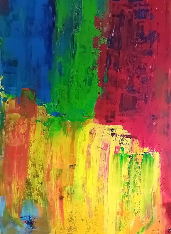 Masterpiece Award, Patrick Joosten's abstract rainbow artwork wins Best Artwork