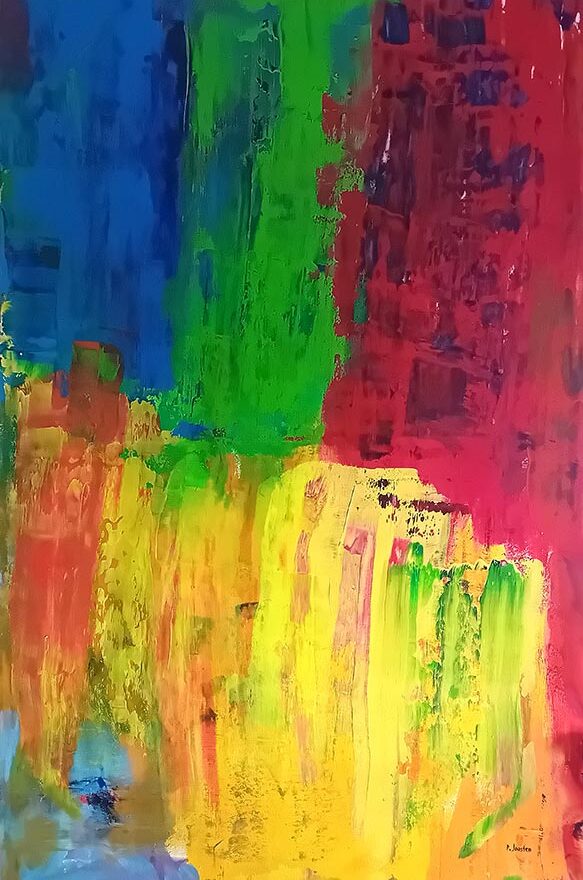 Masterpiece Award, Patrick Joosten's abstract rainbow artwork wins Best Artwork