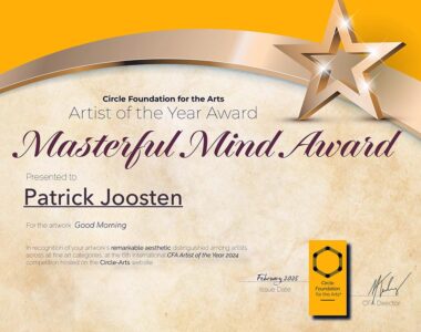 Artist of the Year Award patrick Joosten