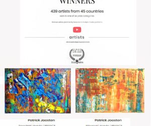 Winner of the 15th International Juried Art Competition held by  Teravarna