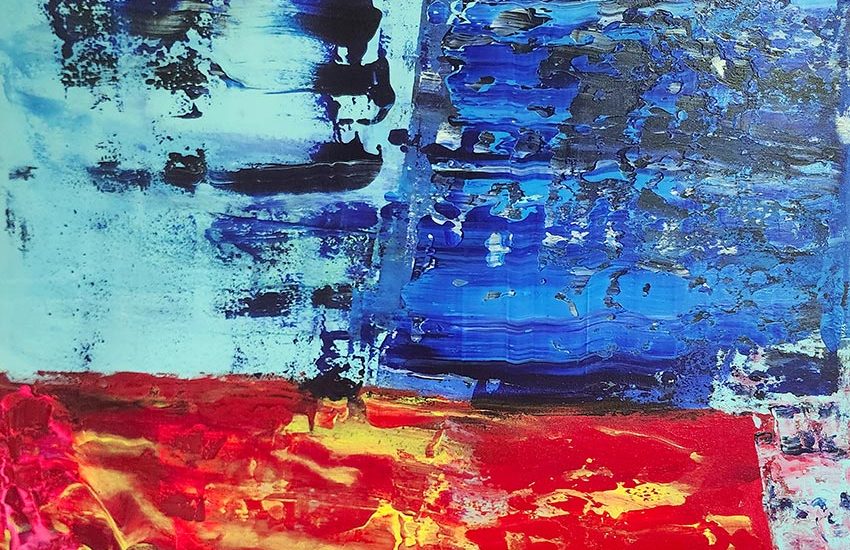 Chromatic Rift painting by Patrick Joosten