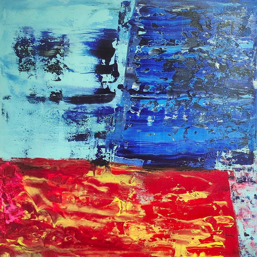 Chromatic Rift painting by Patrick Joosten