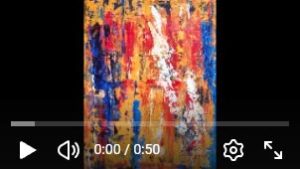 Power of Light striking abstract painting by Patrick Joosten