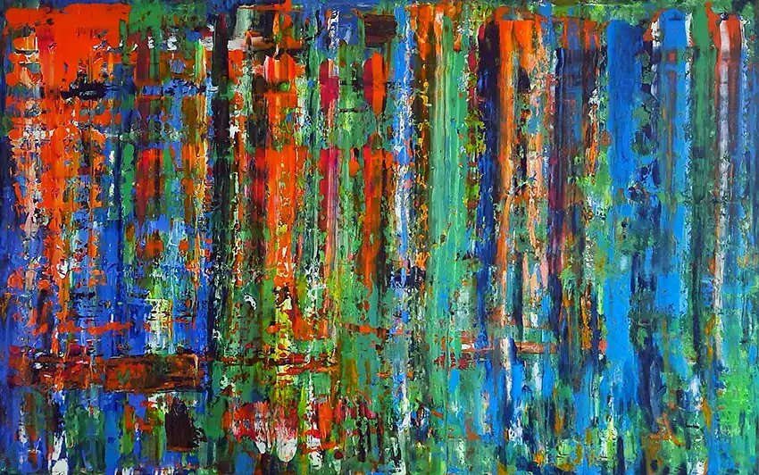Myriad abstract painting by Patrick Joosten