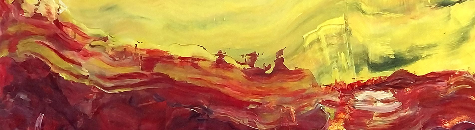 Trilogy abstract painting by Patrick Joosten