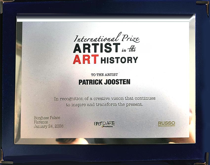 Artists in the Art History - Patrick Joosten